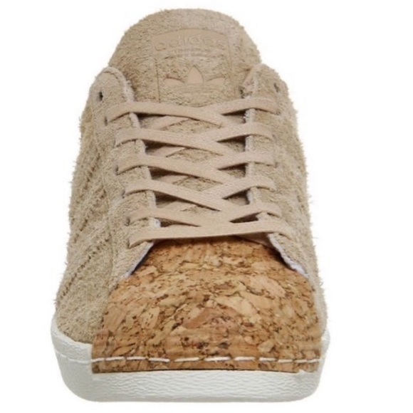 Adidas RETRO SUPERSTAR SHELLTOES | TAN SUEDE W/ CORK SHELL TOES (dead stock) - Picture 10 of 11
